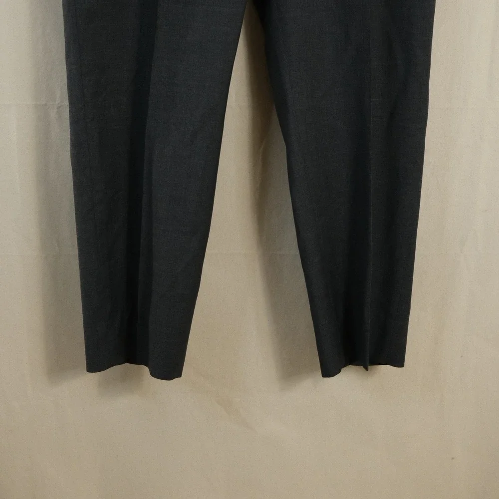 Jos. A. Bank 46R Slim Fit Suit 38x28 100% Wool Gray Two Button Double Vented